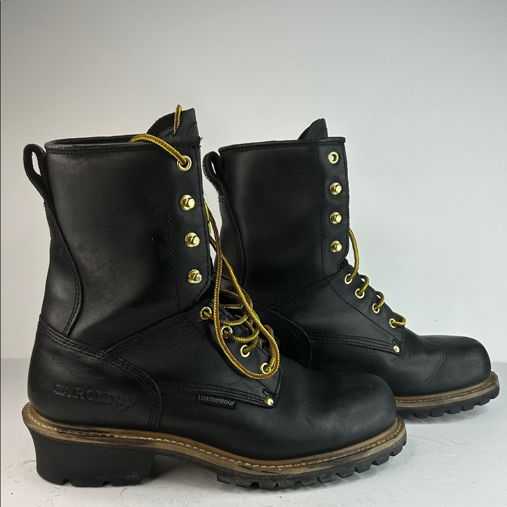 Black Leather Men's Boots